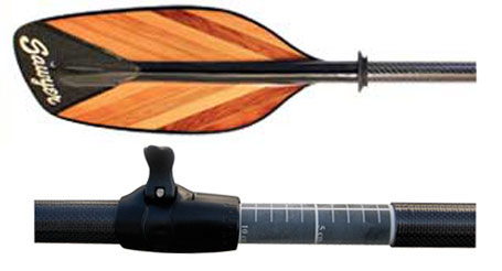sawyer v-lam orca leightweight kayak paddle