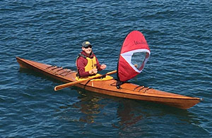 wind paddle kayak sail