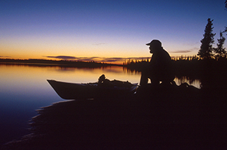 Kayaking Sunset Picture
